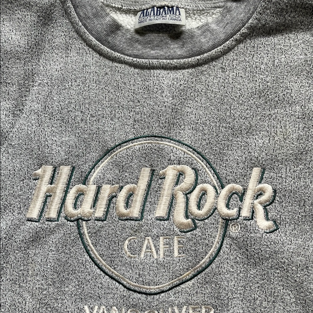 Vintage Hard Rock Cafe Vancouver Crewneck - Picture 2 of 3